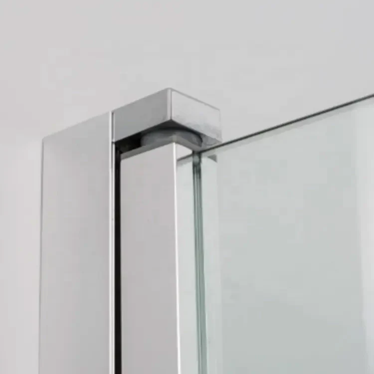 Gulietta Aero Black Bi Fold Shower Door 6mm Glass - Image 3
