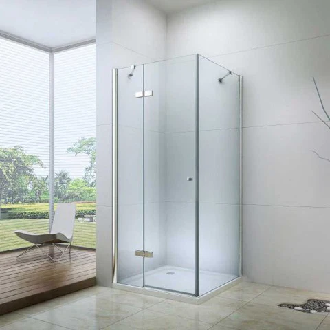 Aero Chrome Bi Fold Shower Enclosure - Image 3