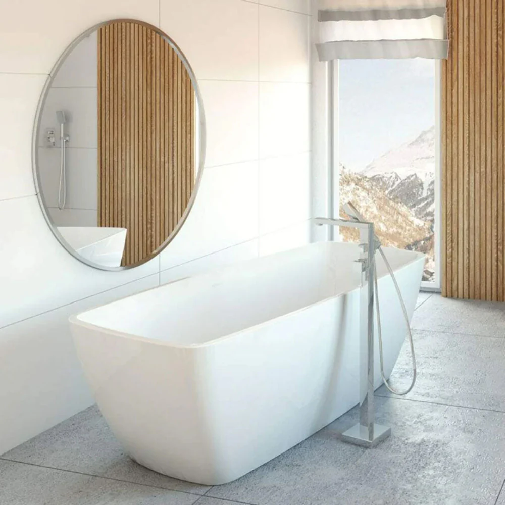 Anemon Acrylic bathtub freestanding rectangular - Image 6