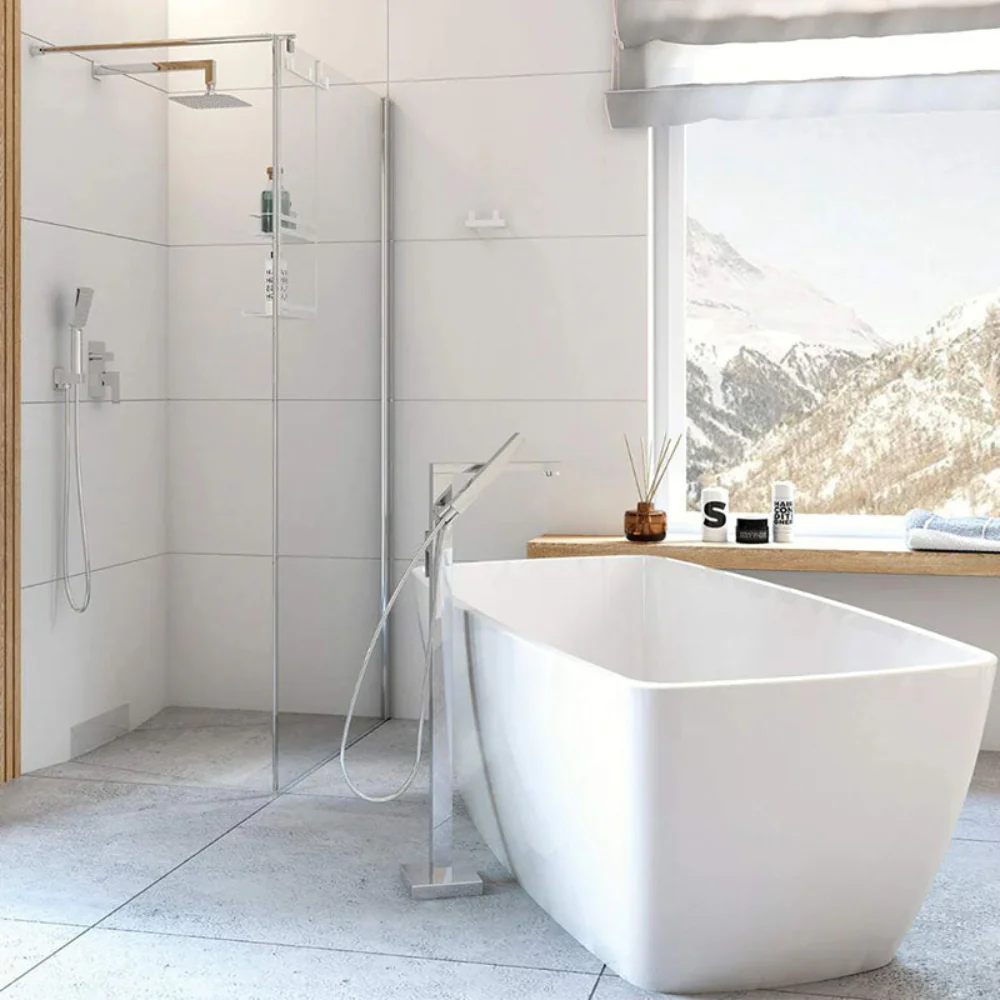 Anemon Acrylic bathtub freestanding rectangular - Image 7