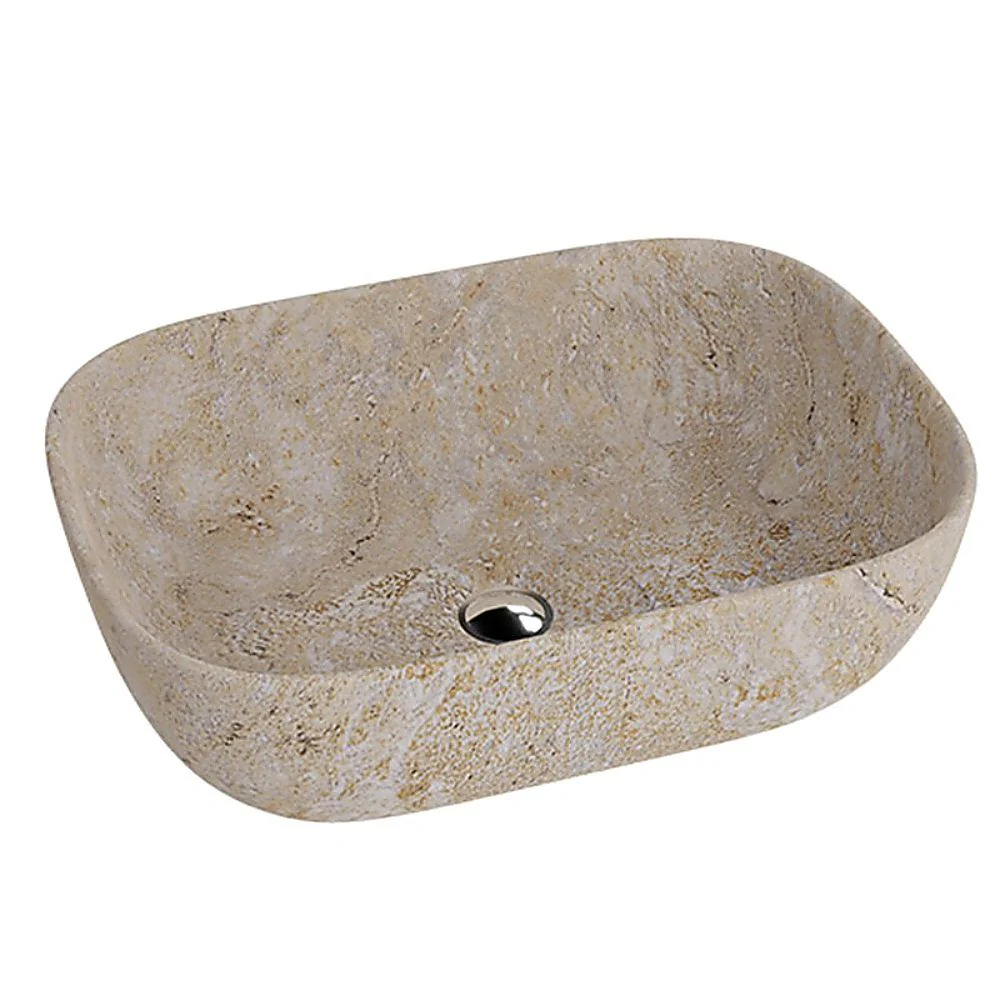 Apate Marble Effect Ceramic Countertop Basin