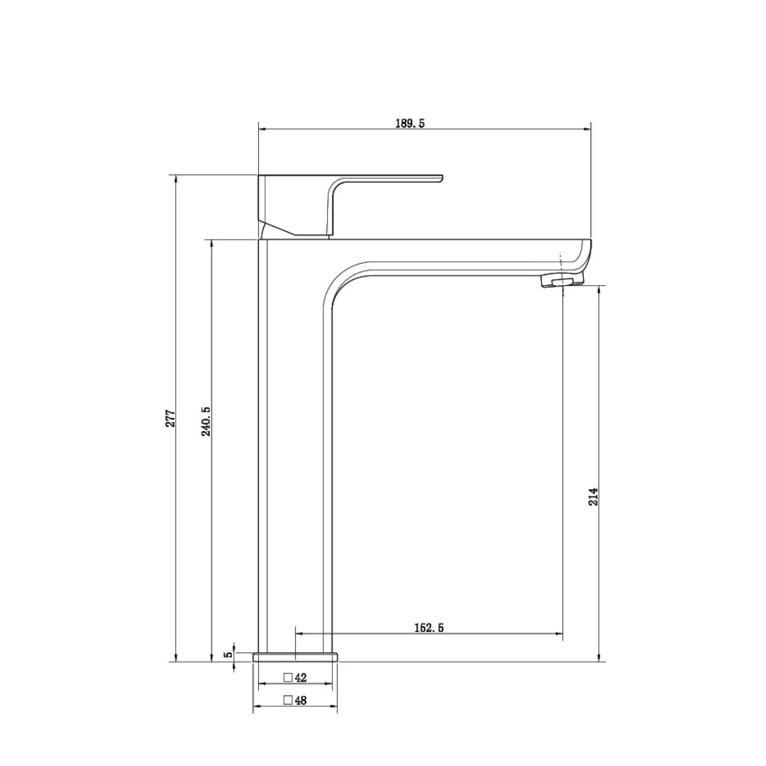 Aquila Tall Basin Tap - Image 4