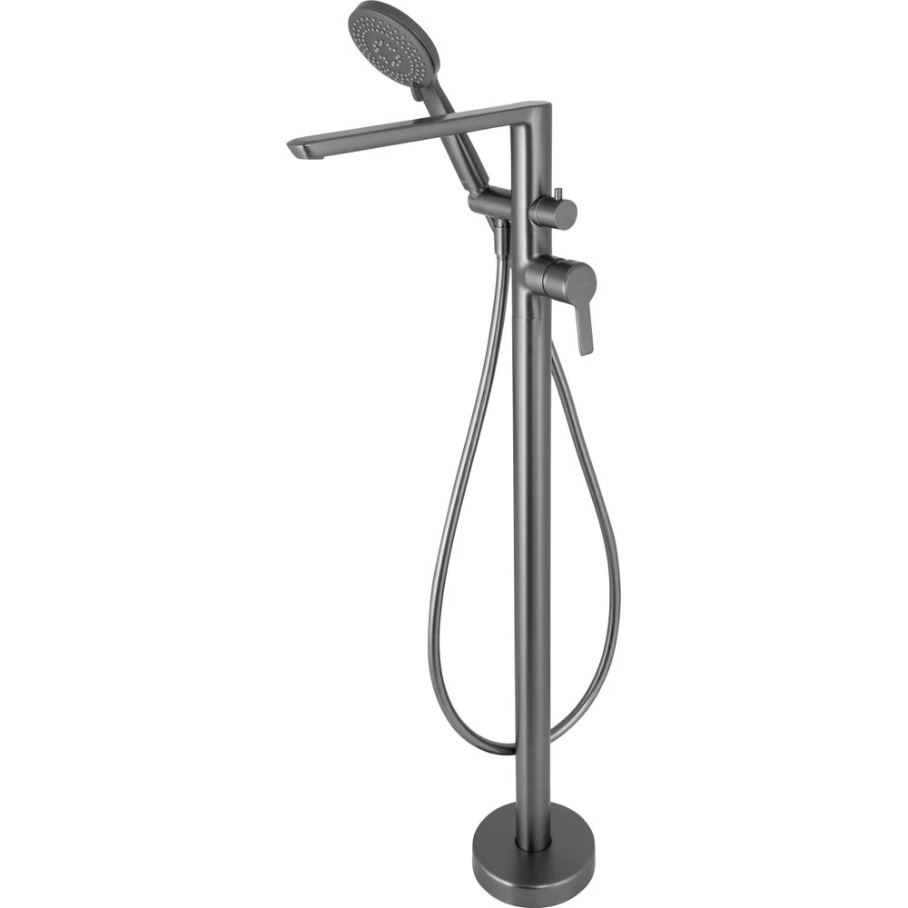 Arnika Bath mixer, freestanding, with shower set - Image 5