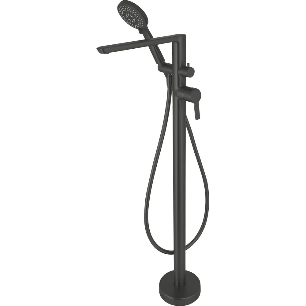 Arnika Bath mixer, freestanding, with shower set - Image 6