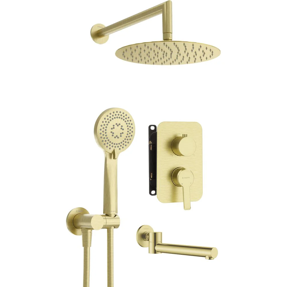 Arnika Concealed shower set, with bath spout - Image 4