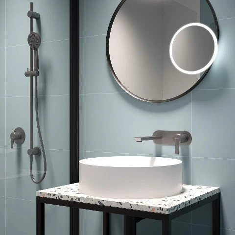 Arnika Shower set 1-function with sliding bar - concealed connector - Image 3