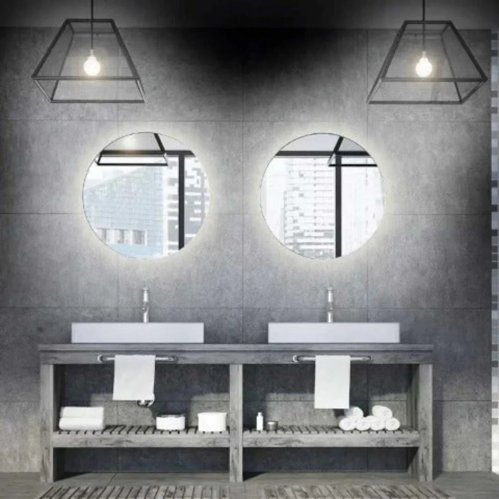 AURA Backlight Round LED Mirror - Image 5