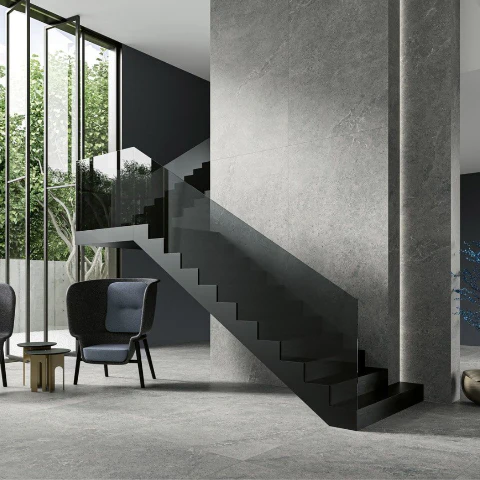 Authority Graphite Mat Porcelain Tile