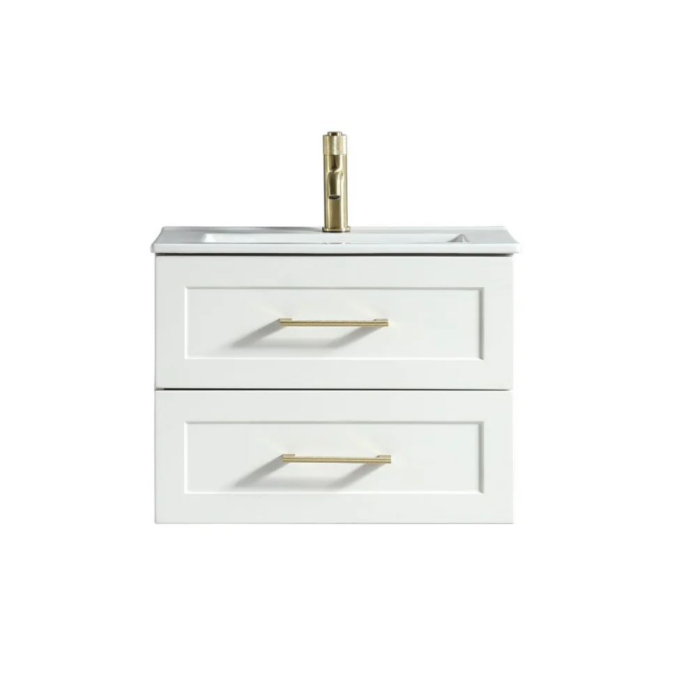 Bakewell Silk White Vanity Unit & Basin - Image 4
