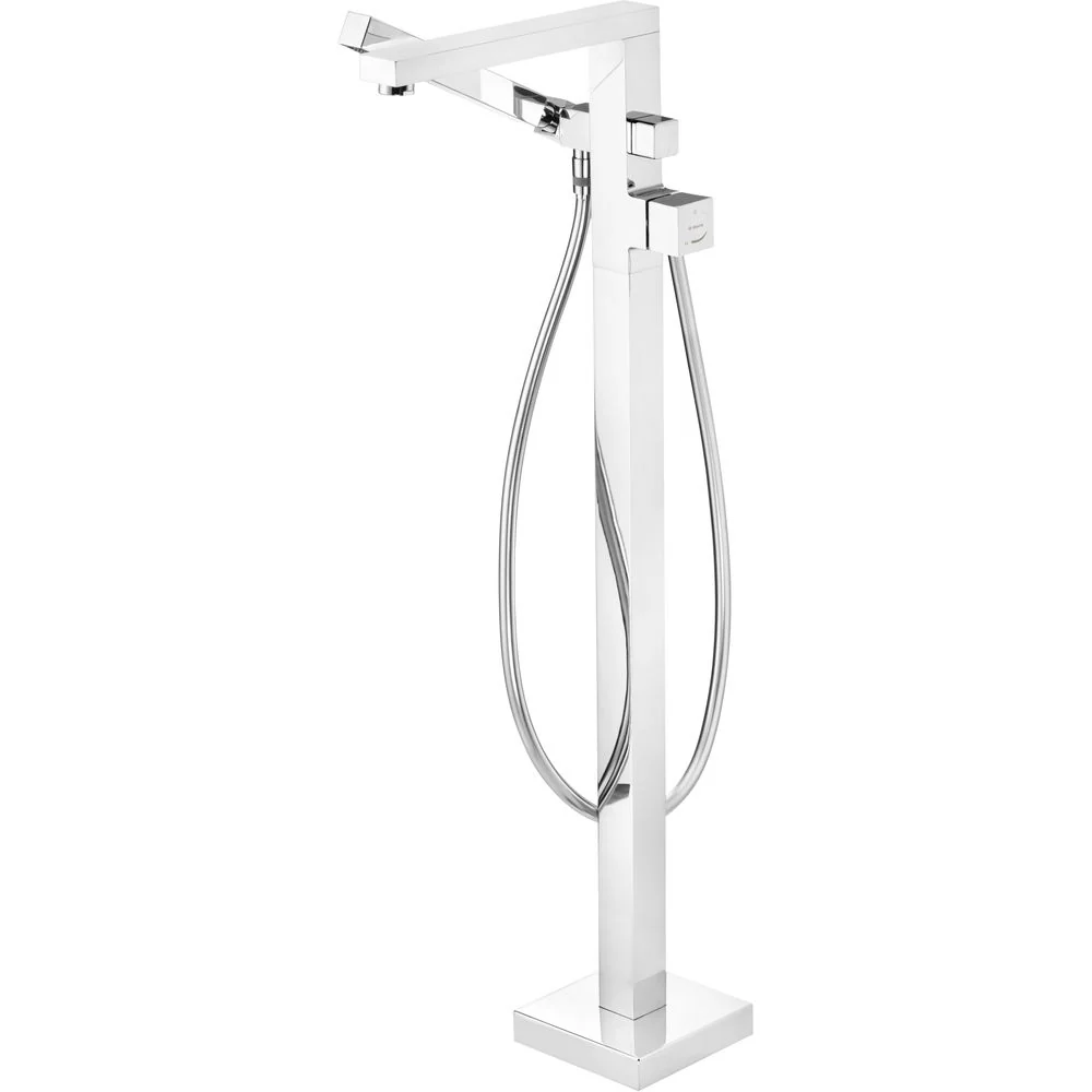 Blur Bath mixer, freestanding, with shower set