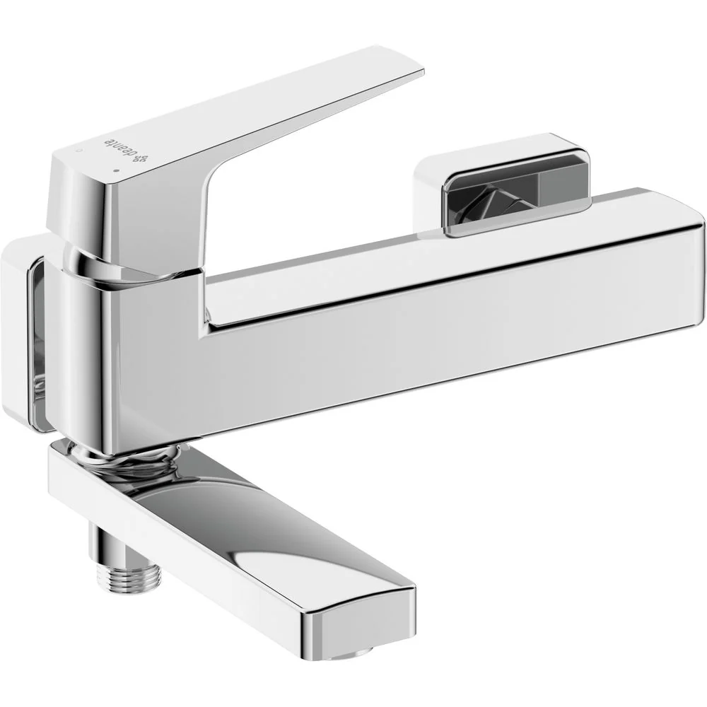Blur Bath mixer, wall-mounted - with foldable spout
