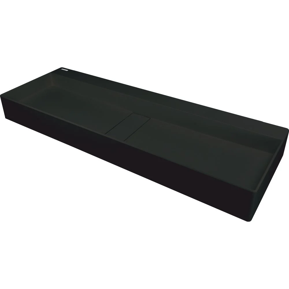Blur Granite washbasin, countertop - with cover plate - 1000x400mm - Image 5