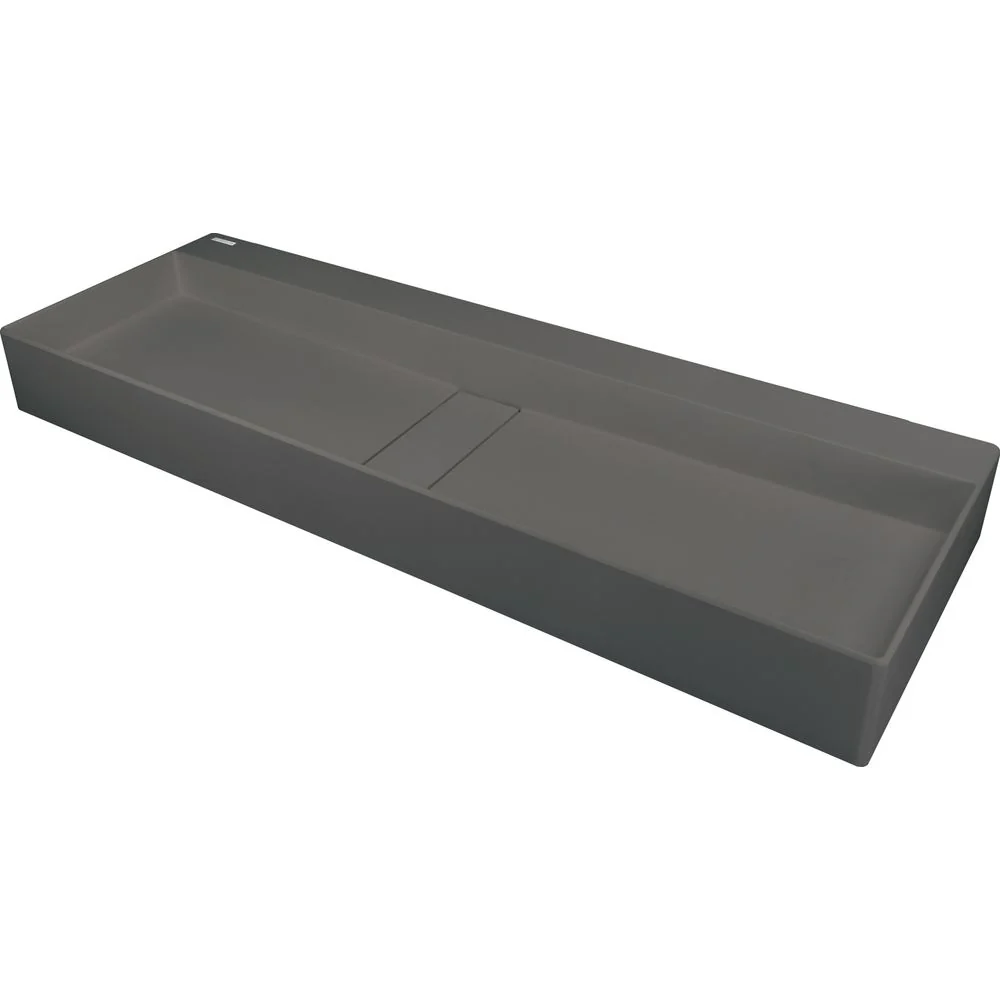 Blur Granite washbasin, countertop - with cover plate - 1000x400mm - Image 6