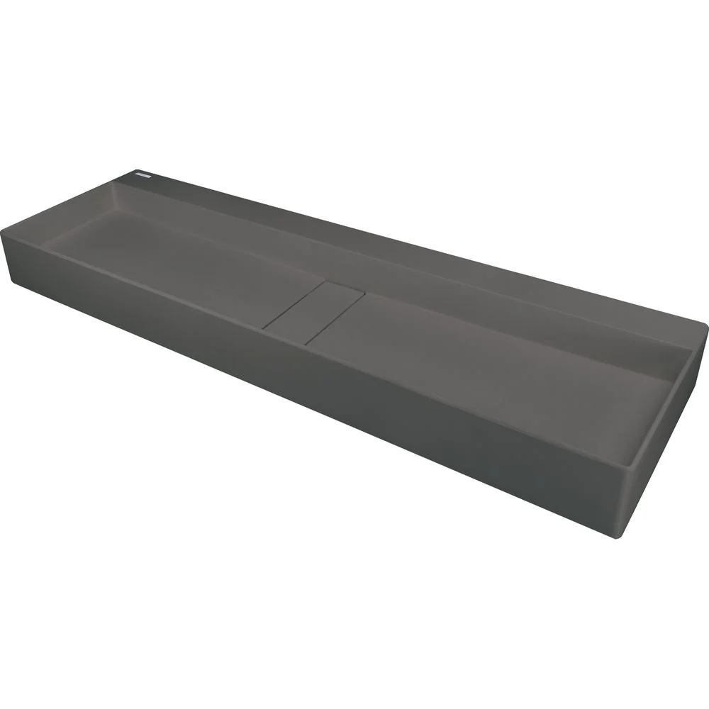 Blur Granite washbasin, countertop - with cover plate - 1200x400mm - Image 7