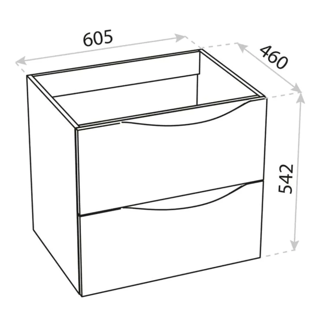 Archer Graphite Vanity Unit & Countertop - Image 3