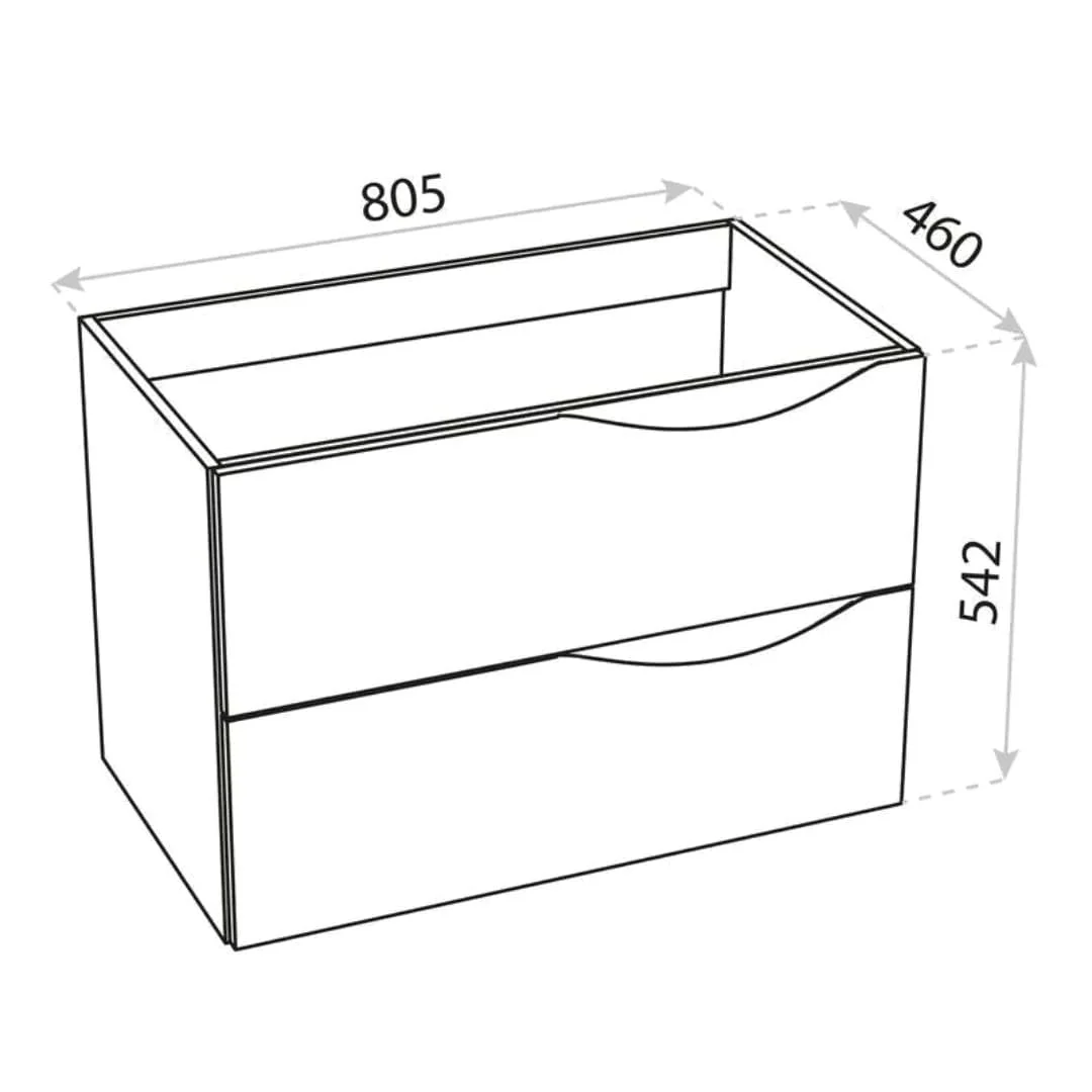 Archer Graphite Vanity Unit & Countertop - Image 4