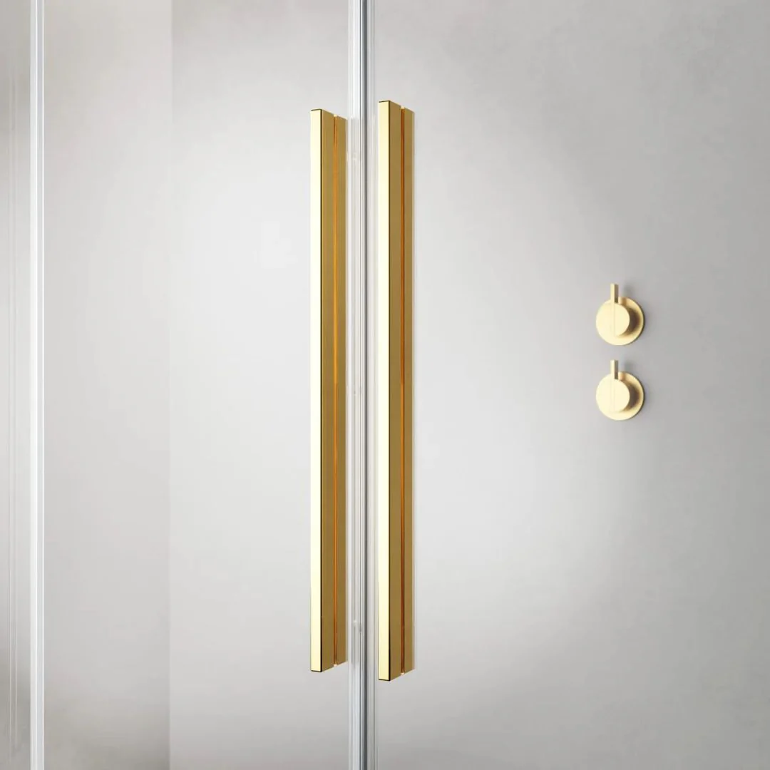 Radaway 8mm Furo PND II Bath Screen - Gold - Image 7