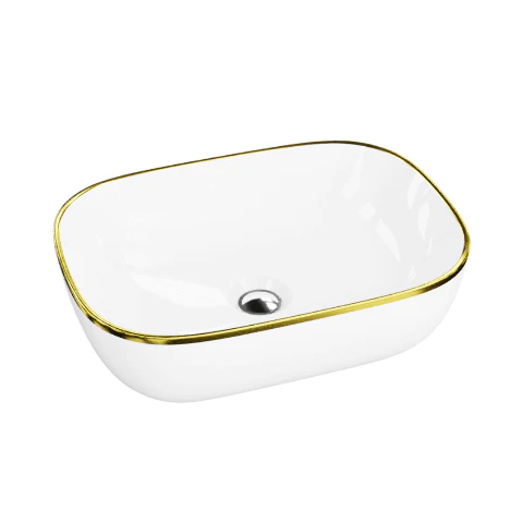 Costa Gold Line Countertop Washbasin - Image 2