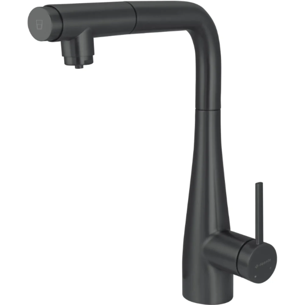 Deante Eridan Kitchen Tap with Water Filter & Pull-Out Spout - Image 6