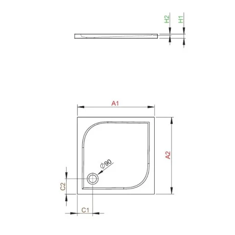 Delos Shower Tray - Image 3