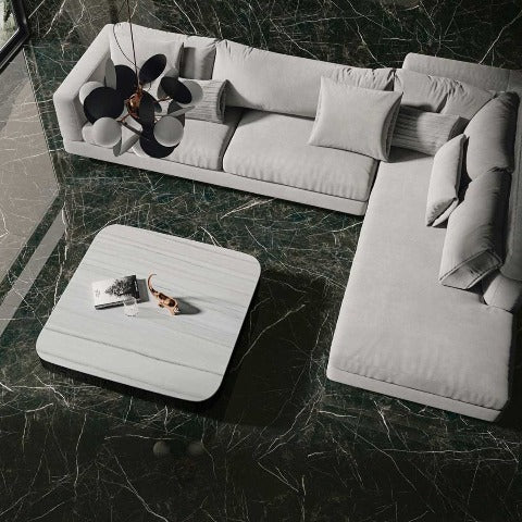 Desire - Black Gloss Polished 120x60 Glazed Porcelain Tile