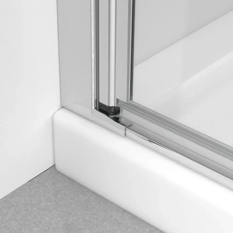 Eos DWJ I Hinged Chrome Shower Door - Image 4