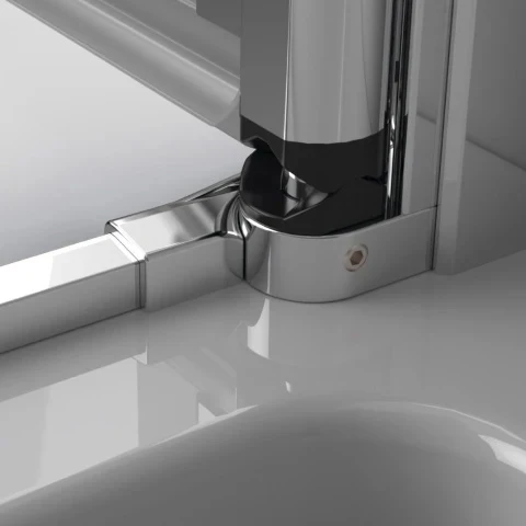 EOS KDD B Chrome Shower Enclosure - Image 4