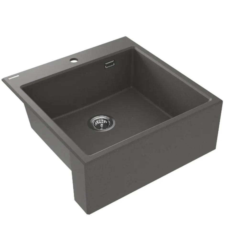 Deante Eridan Granite Belfast Sink - 1 Bowl, Multi-Colour Options - Image 5