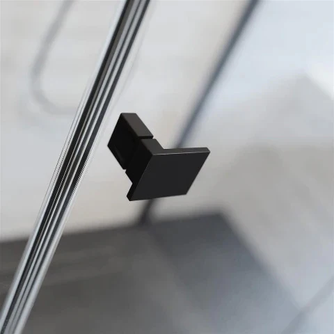 Essenza Pro Black PTJ Pentagon Shower Enclosure - Image 3