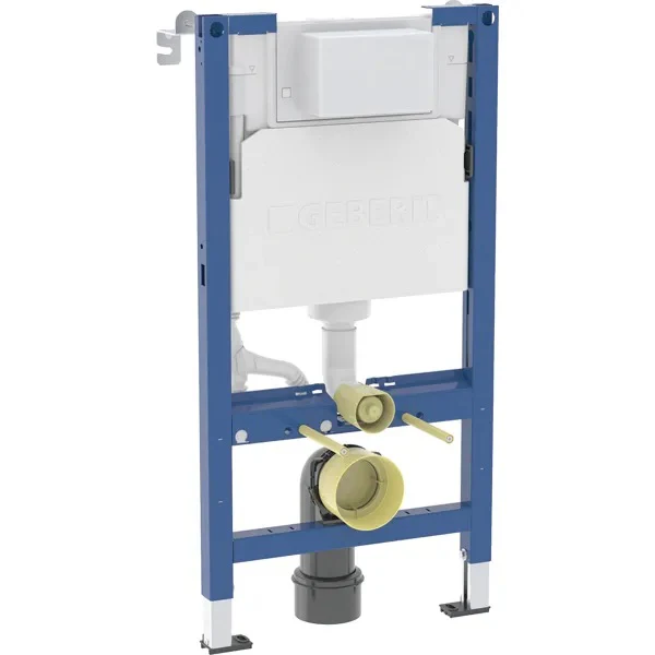Geberit Duofix Alpha Wc Frame 980 Concealed Cistern, Oval Plate Brackets and Acoustic Mat - Image 2