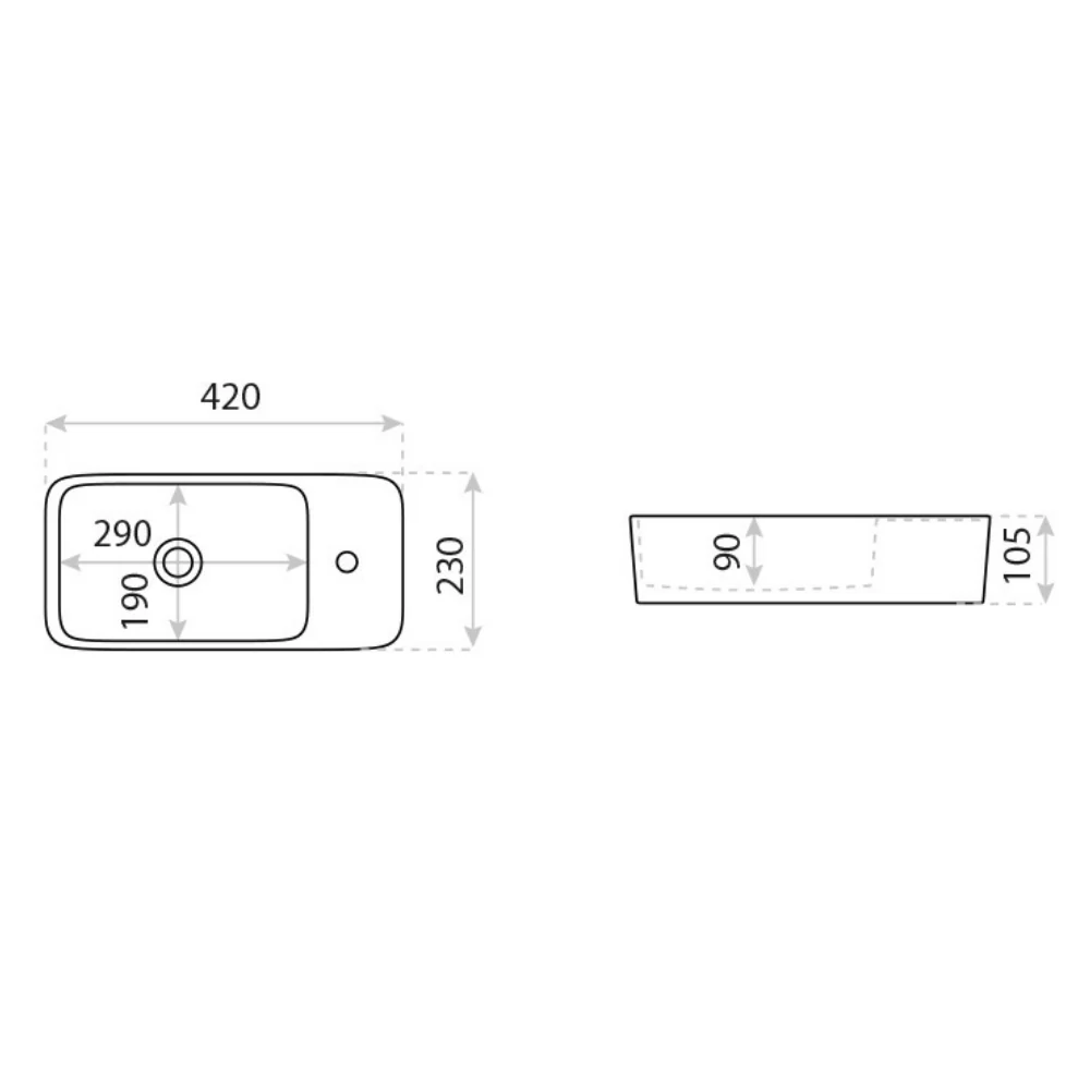 Gila Counter Top Basin - Image 2