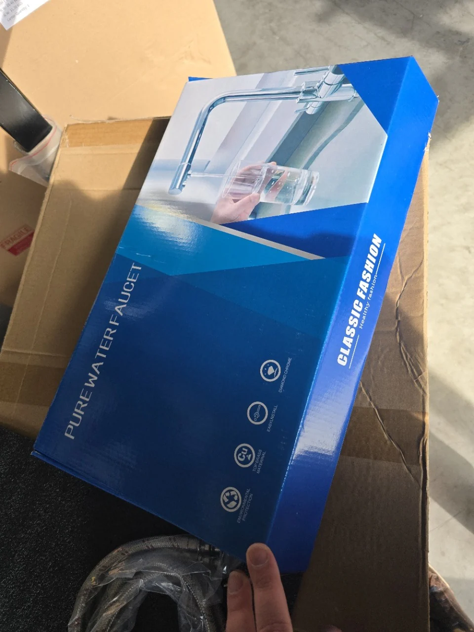Gulietta AquaEase Chrome Kitchen with water filter connection - Image 3