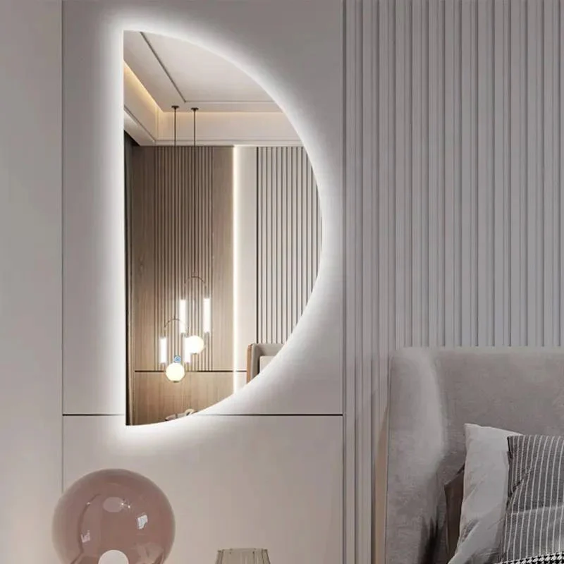 Half Circle 100cm LED Backlit Mirror
