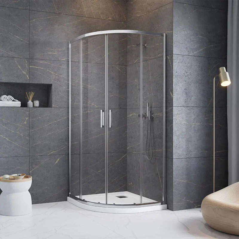 Premium Pro PDD Quadrant Shower Enclosure - Chrome