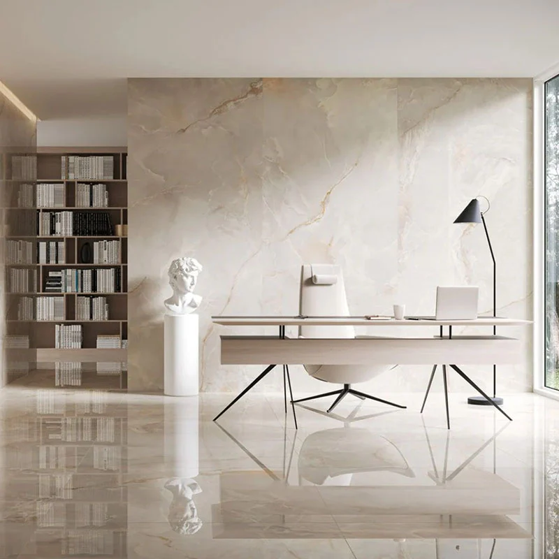 Invisible White - Polished Glazed Porcelain Tile