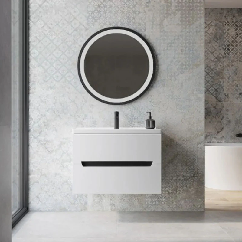 Knox White & Black Vanity Unit & Kansas Basin