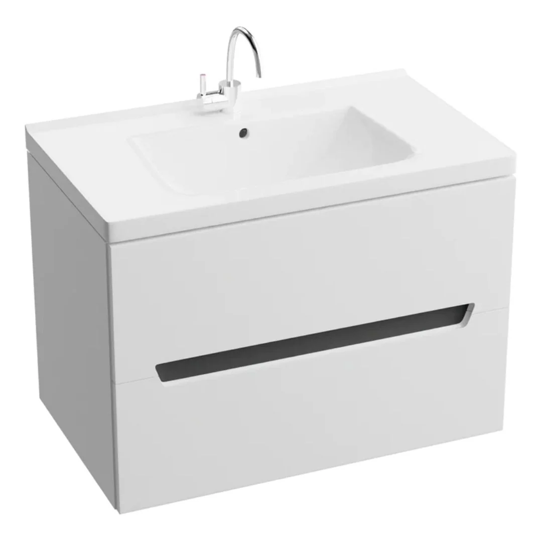 Knox White & Black Vanity Unit & Kansas Basin - Image 4