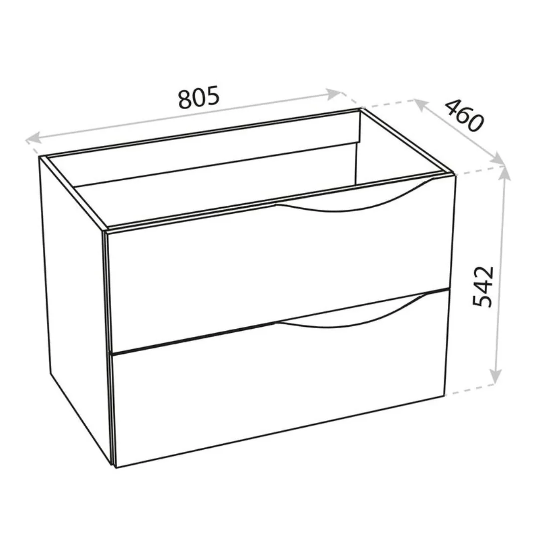 Archer White Vanity Unit & Basin - Image 12