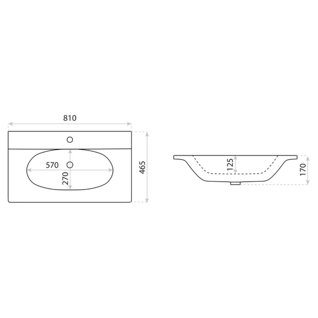Archer White Vanity Unit & Basin - Image 15