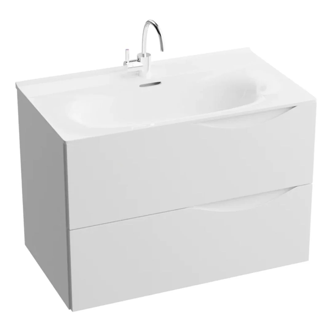 Archer White Vanity Unit & Basin - Image 3