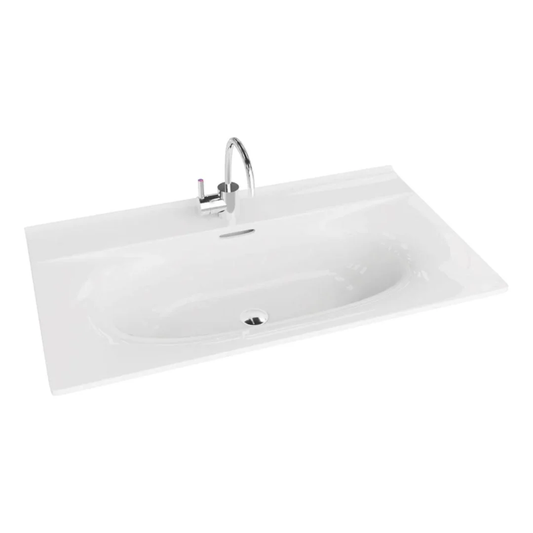 Archer White Vanity Unit & Basin - Image 9