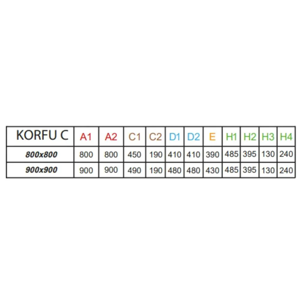 Korfu C Shower Tray - Image 3