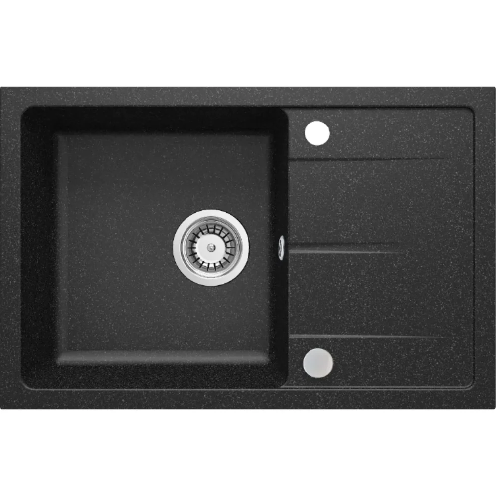 Deante Leda Granite Kitchen Sink – Reversible Inset, Single Bowl