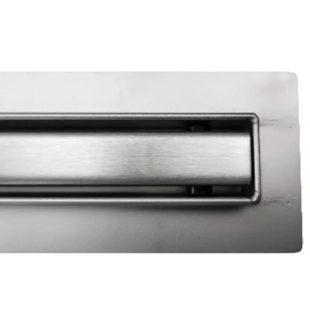 Chrome Slim Linear Shower Drain - Image 3