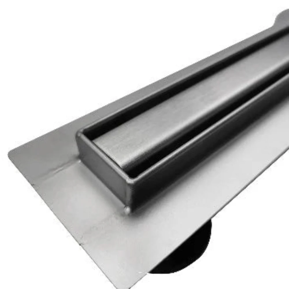 Chrome Slim Linear Shower Drain - Image 4