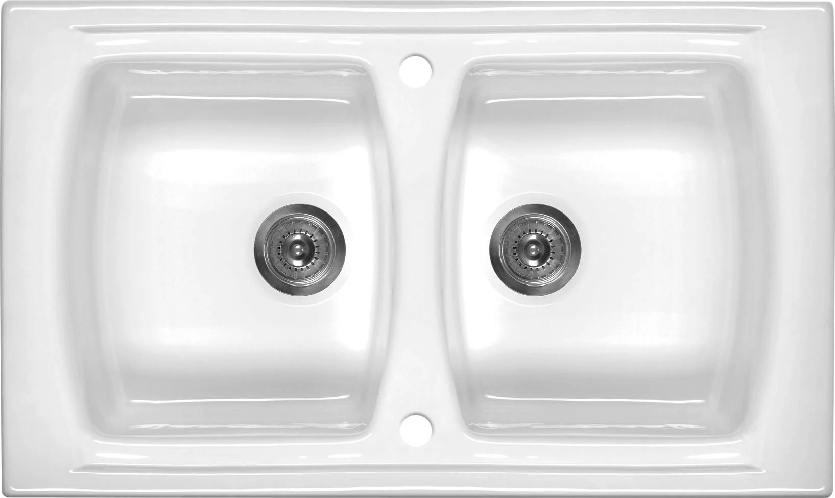 Lusitano Ceramic sink 2-bowl