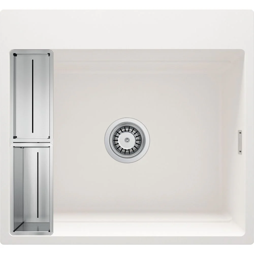Magnetic granite sink, 1-bowl - 520x600mm