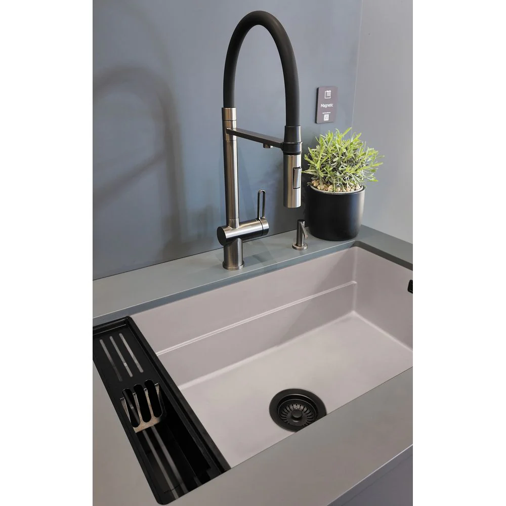 Magnetic granite sink, 1-bowl - 520x600mm - Image 2