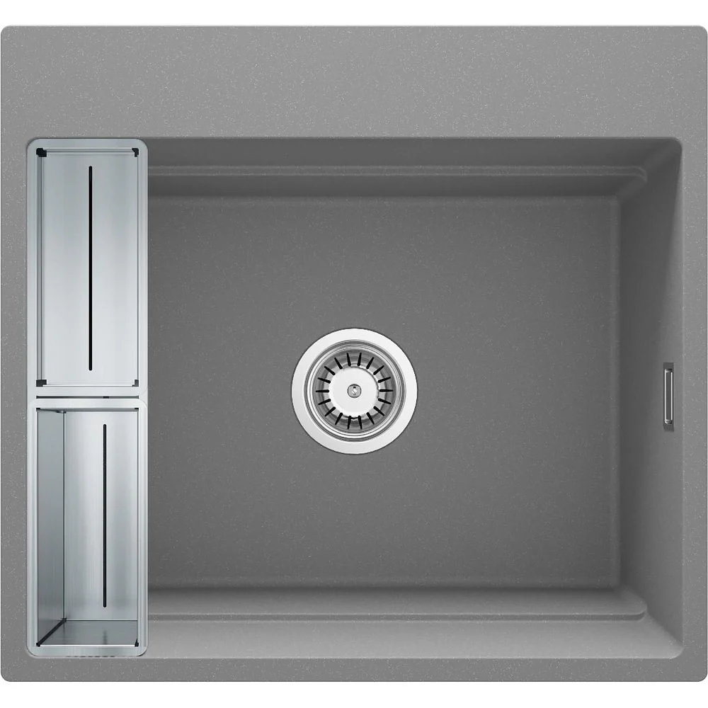 Magnetic granite sink, 1-bowl - 520x600mm - Image 7
