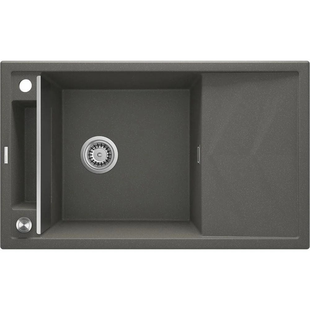 Magnetic granite sink, 1-bowl with drainer - 800x600mm - Image 11
